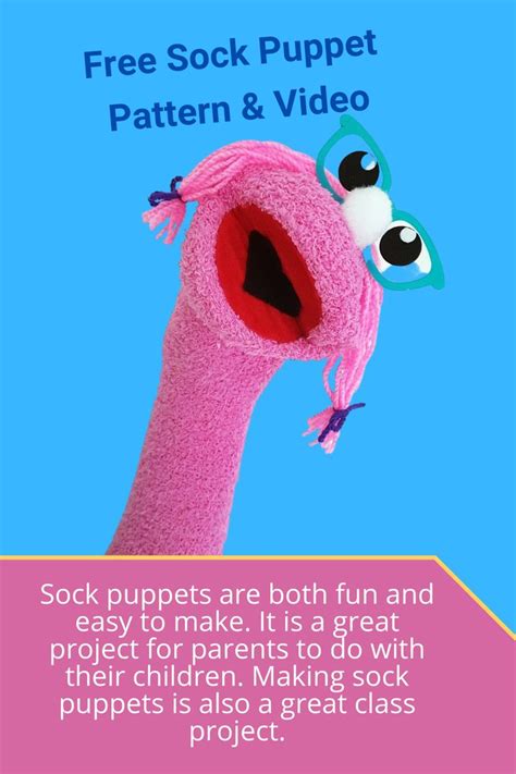 Free Sock Puppet Pattern & Video