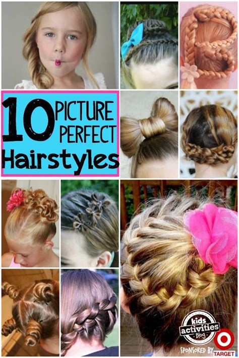 10 Picture Day Hairstyles For Girls | Peinados para niñas, Peinados para damas y Peinados