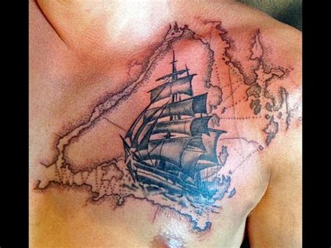 #Ship #Chest #Tattoo #Body-Artist