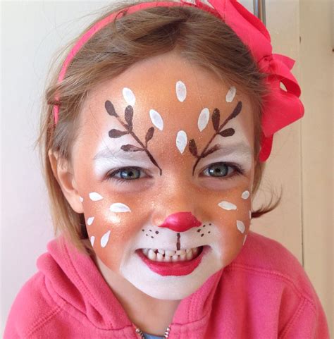 Reindeer: Face Paint by Sarah Haddon | Christmas face painting, Animal face paintings, Face ...
