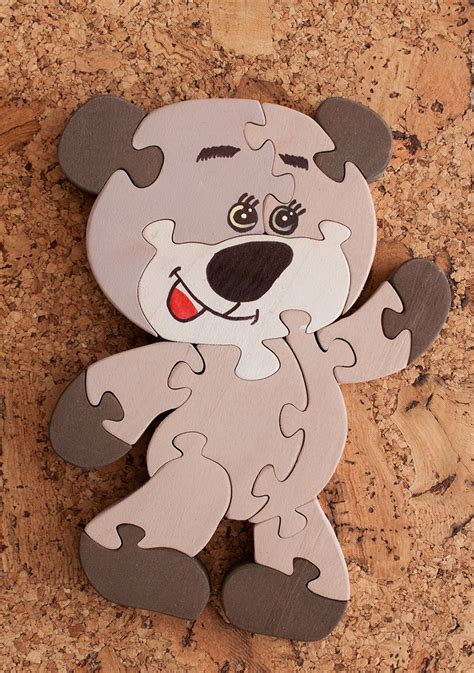 Wooden Puzzle for Kids. Nursery Decor. Wooden Animals Wooden - Etsy