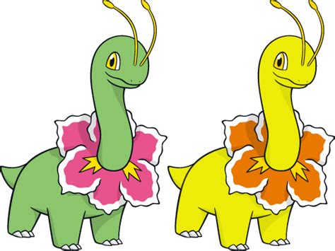 Meganium normal et shiny by Legan666 on DeviantArt