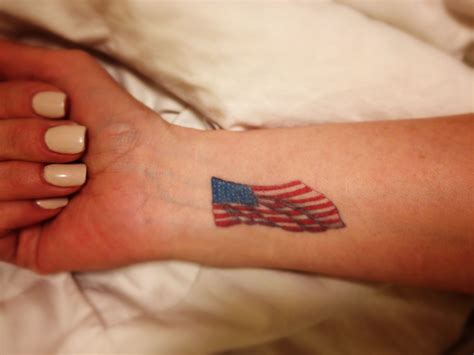 american flag tattoo small - Vigorous Blook Pictures