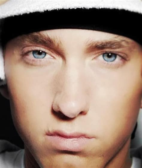 "Look at these eyes baby blue baby just like yourself If they were brown Shady lose Shady sits ...