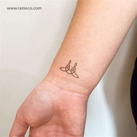 Small Family Unity Symbol Temporary Tattoo - Set of 3 – Tatteco