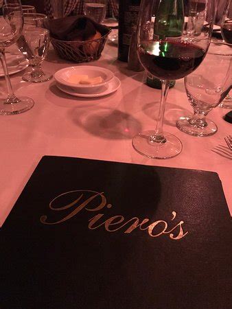 Piero's Italian Cuisine, Las Vegas - The Strip - Menu, Prices ...