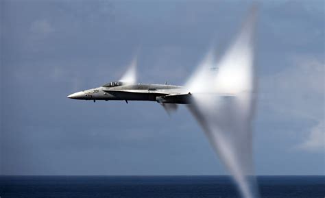 FA-18C Breaking Sound Barrier Free Stock Photo - Public Domain Pictures