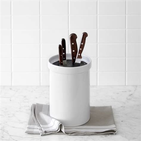 Ceramic Knife Holder with Kapoosh® Insert | Williams Sonoma