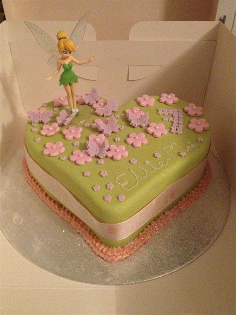 Tinkerbell cake Fairy Birthday Cake, Birthday Cakes For Teens, Creative Birthday Cakes, Cute ...