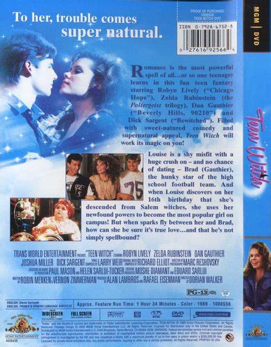 Teen Witch (Region 1 Import DVD): Lively,Robyn | DVD | Buy online in ...