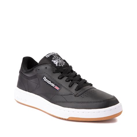 Mens Reebok Club C 85 Athletic Shoe - Black / Gum | Journeys