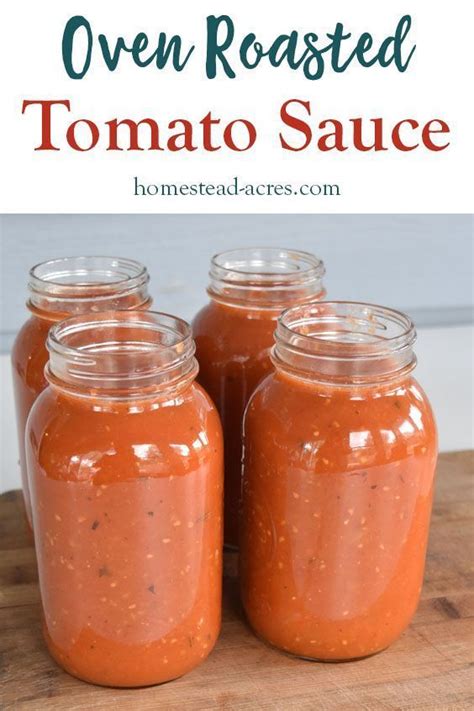 Roasted tomato sauce – Artofit
