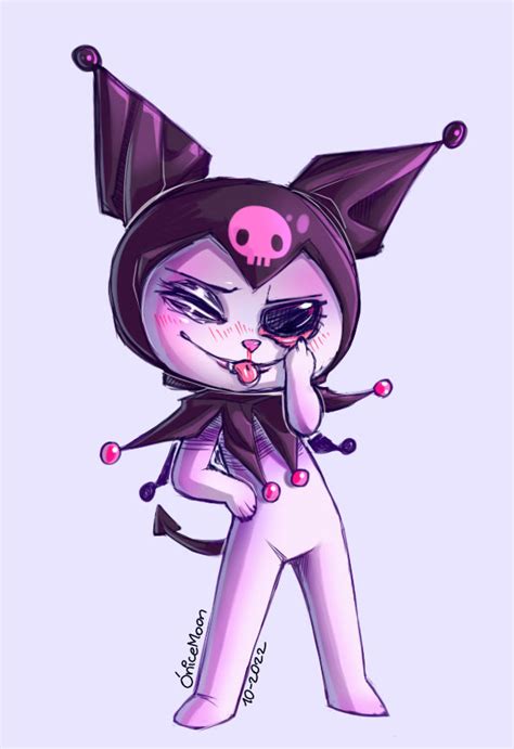 kuromi fanart III by OniceMoon on DeviantArt