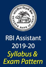 RBI Assistant Syllabus and Exam Pattern PDF