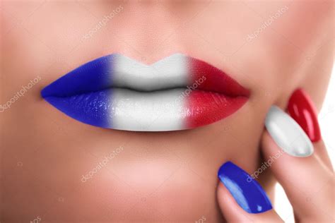 French Kiss Flag — Stock Photo © Steph_Zieber #73156259