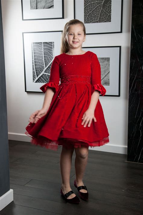 Red Pearls | Dresses, Little girl models, Fashion