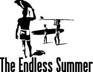 THE ENDLESS SUMMER Vinyl Decal Sticker | Surf movies, White pattern background, Endless summer