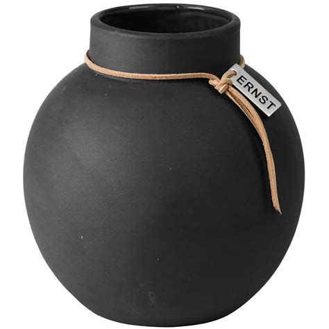 2023 Stoneware Vase Dark Grey, 13 Cm Ernst Hot Sell | Fashionable and ...