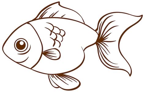 Fish Clip Art Black White Images - Free Download on Freepik