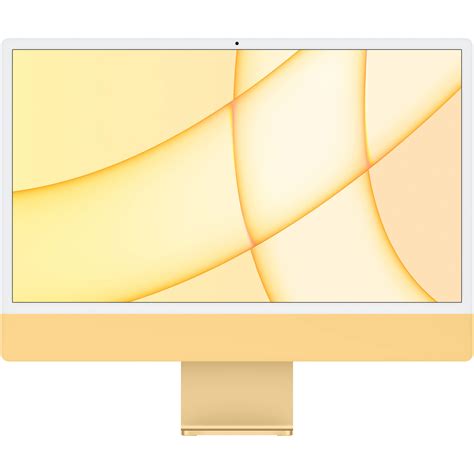 Apple 24" iMac with M1 Chip (Mid 2021, Yellow) Z12S000N7 B&H