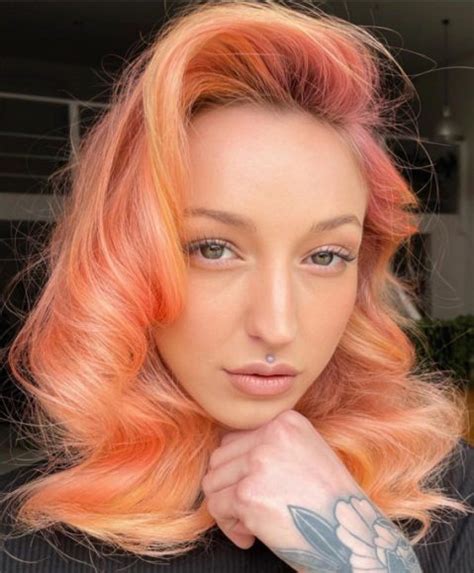 32 Best Orange Hair Color Shades : Pink, Peach and Orange Hair