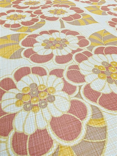 Vintage Wallpapers - Online Shop | Vintage Floral Wallpaper Red…