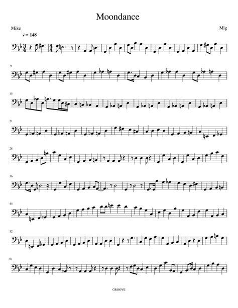 Moondance Sheet music for Piano (Solo) | Musescore.com