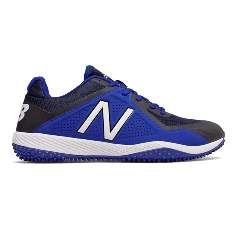 New Balance Men’s T4040BB4 Baseball Turf Shoes Black/Blue | SoleConnect