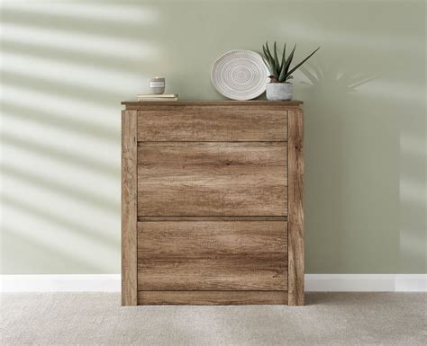 CANYON OAK SHOE CABINET | Beds Direct Warehouse