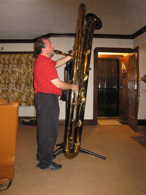 Subcontrabass Saxophone : r/HumanForScale