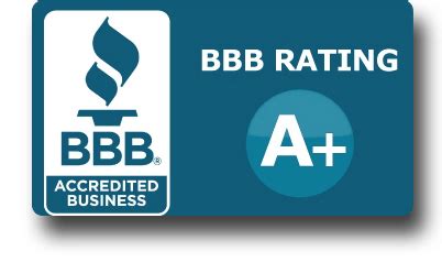 A+ rating from the BBB