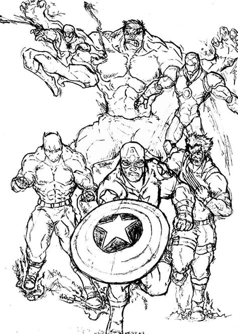 Marvel Super Heroes #79612 (Superheroes) – Free Printable Coloring Pages