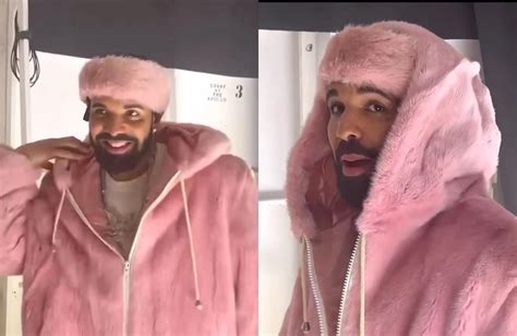 Drake Wore Cam'ron Famous Pink Fur Coat, Brought Out 21 Savage At Apollo Show - Urban Islandz