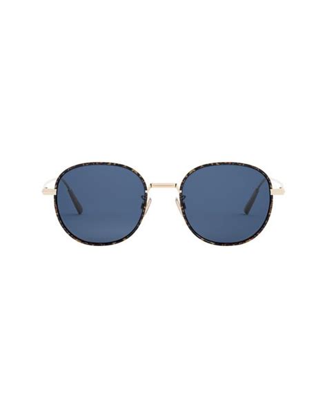 Dior Blacksuit 53mm Round Sunglasses in Blue for Men | Lyst