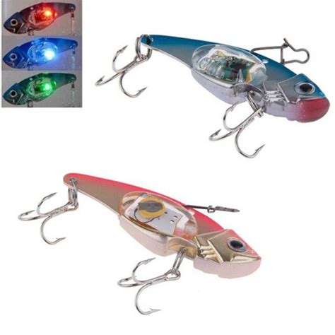 ZANLURE VIB 80mm 32g Flash LED Light Bait Fishing Lure Light Electronic Fishing - US$7.50 ...