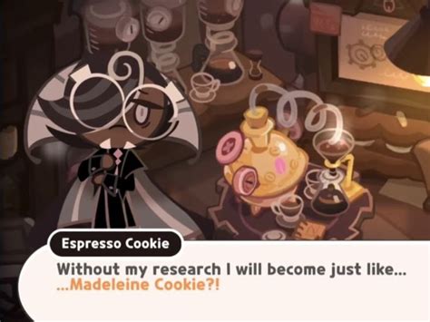 Espresso cookie | Espresso cookie, Cookie run, Madeleine cookie