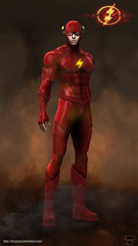 Ezra Miller Flash Based On The Concept Art by Bryanzap on DeviantArt