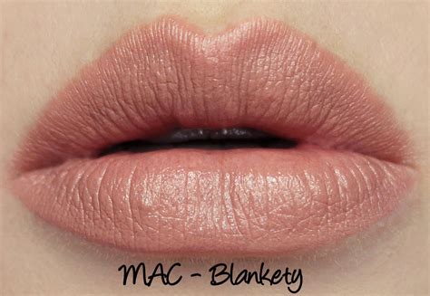 MAC Blankety Lipstick Swatches & Review - Lani Loves