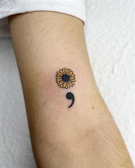 Semicolon Tattoo Meaning: In Mental Health Awareness