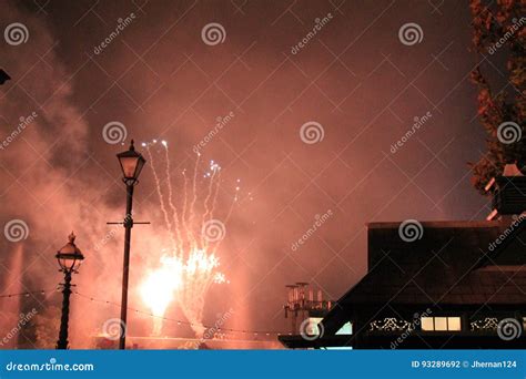 Fireworks at Universal Studios Stock Photo - Image of activities ...