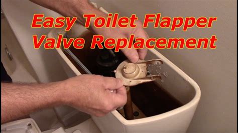 How To Replace A Toilet Flapper Valve - YouTube