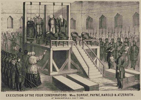 Trial and Execution of Mary Surratt - Picture Gallery