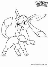 Glaceon Coloring Pages sketch template