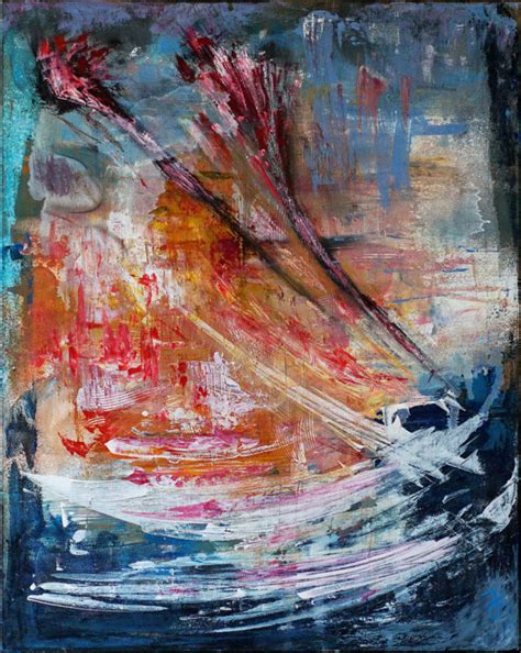 Modern Abstract Artwork. Acrylic & Oil O, Painting by Retne | Artmajeur
