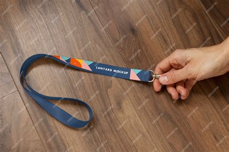 Premium PSD | Lanyard mockup design