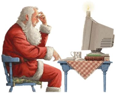 an old man sitting at a desk with a computer on it's side and a coffee ...