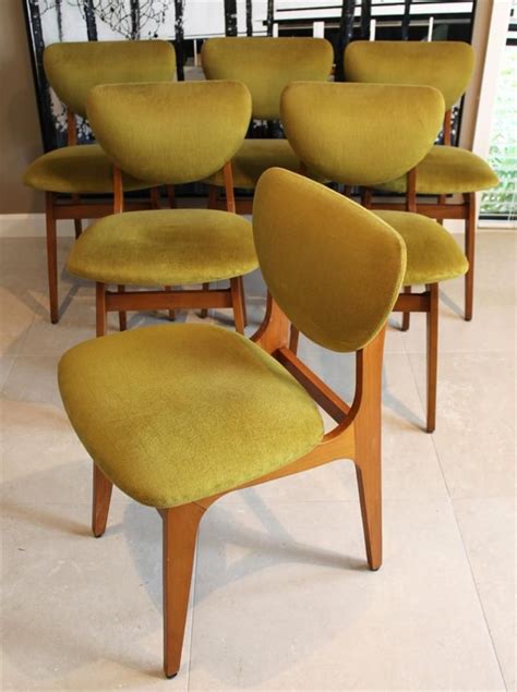 60s Vintage Retro Dining Chairs x 6 Danish Parker Fler Style | Retro dining chairs, Dining ...