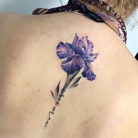 Purple Iris Tattoo - Printable Calendars AT A GLANCE