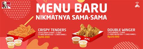 Promo KFC September 2018: Menu Baru Crispy Tenders & Double Winger | GoFood