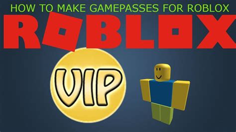 How to Make GAMEPASSES for ROBLOX - YouTube